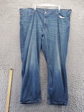 Levis Jeans Mens 48x32 Blue 541 Athletic Fit Stretch Tapered Denim Relaxed